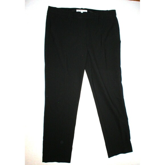 New NWT Womens Designer Trina Turk Black Pants Slacks 12 Aubree Office USA Work - Picture 1 of 6